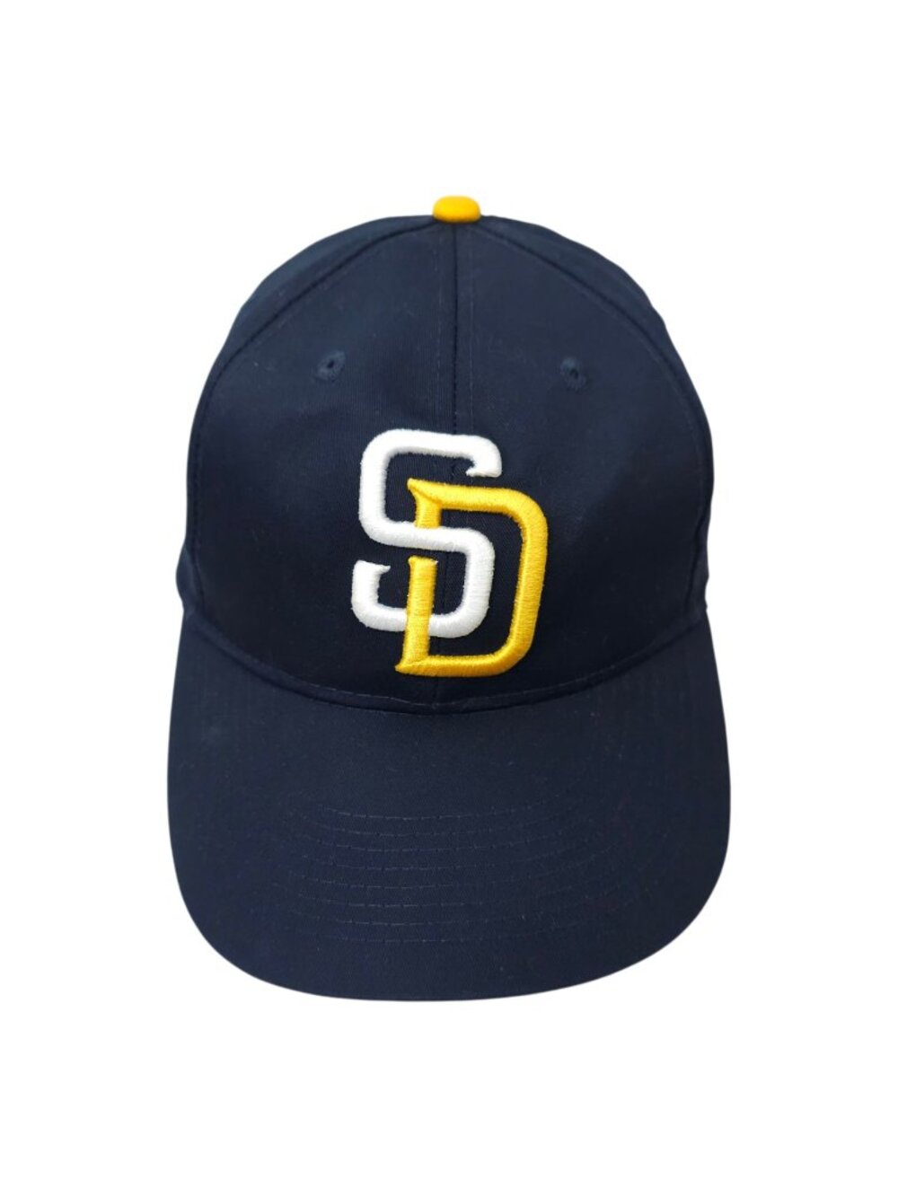 San Diego Padres MLB Baseball Hat Cap Navy Blue Yellow Interlocking SD Logo